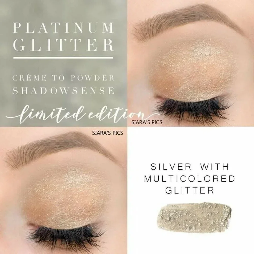 ShadowSense platinum glitter